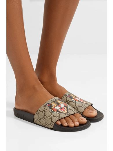 gucci slides with stars|net a porter gucci slide.